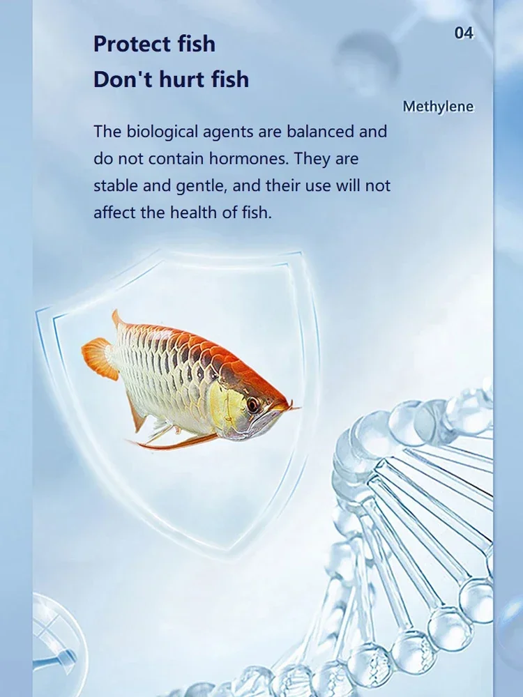 235ML Methylene Blue Solution Ornamental Fish for Aquarium Removal of White Spots and Fish Disease Medicine Koi Goldfish Betta
