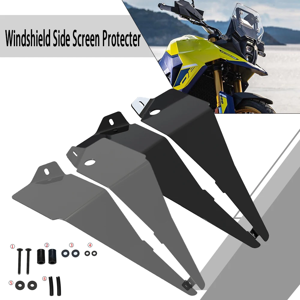 

For Suzuki V STROM 800 DE DL800 DE 2024 2025 2023 V-Strom 800DE Motorcycle Accessories Windshield Side Screen Weather Protector