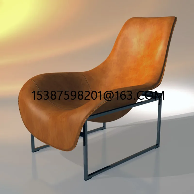 

Designer fiberglass duck tongue Matt reception art leisure chair special-shaped creative sofa chair