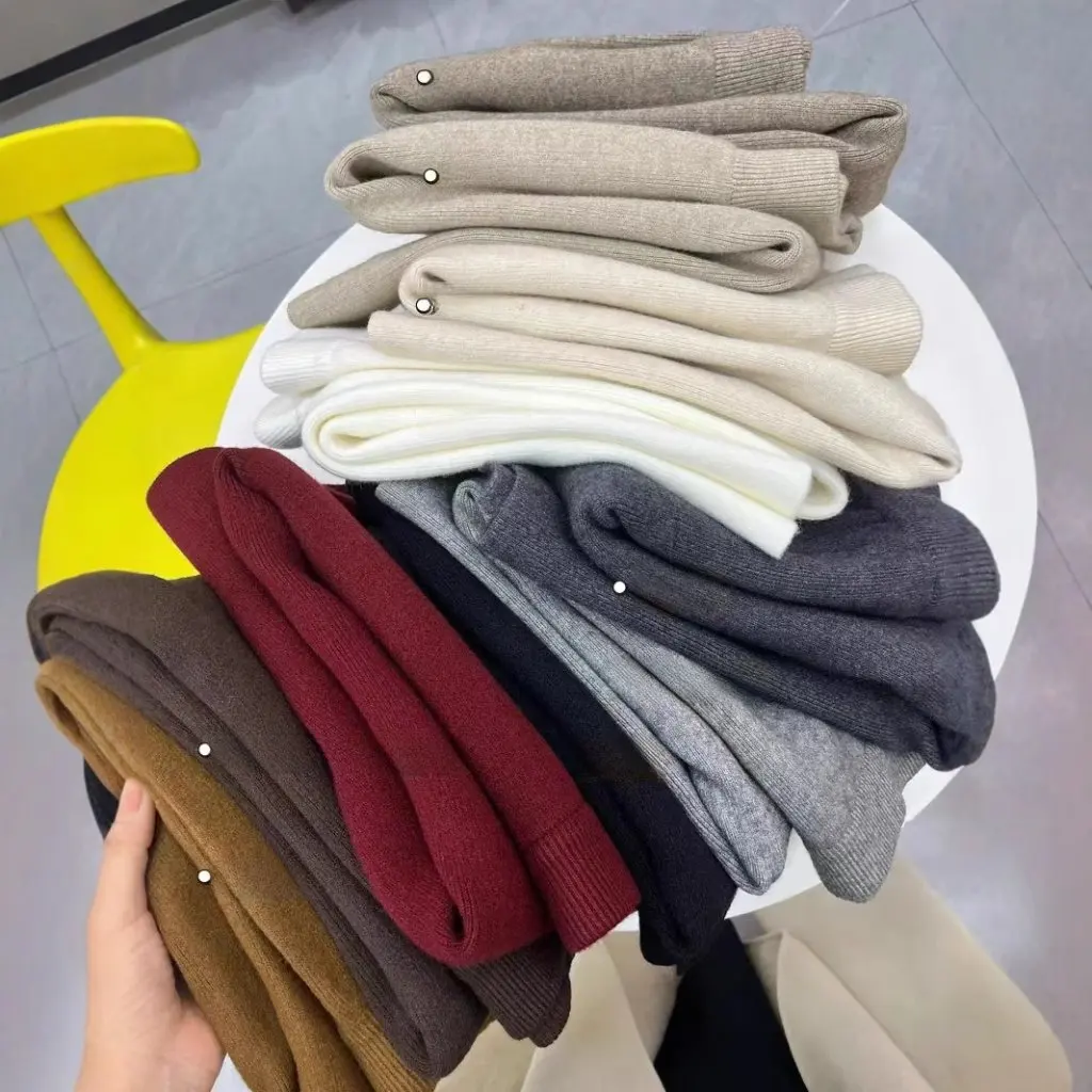 

Women's Thick Warm Stacked Waist Dress Autumn Winter Fine Needle Knitted Half-length Soft Waxy Skirt for Fashionable Women