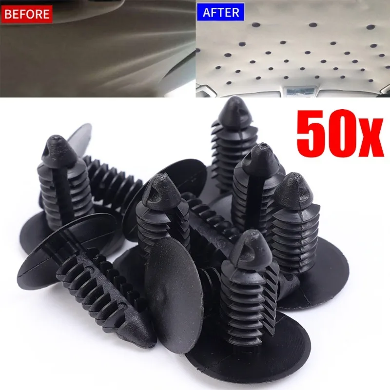 Car Liner Roof Fixing Clips Fasteners  Interior Roof Fixing Buckles Cloth Fabric Rivets Retainer Buckle Barbed Wire Clip