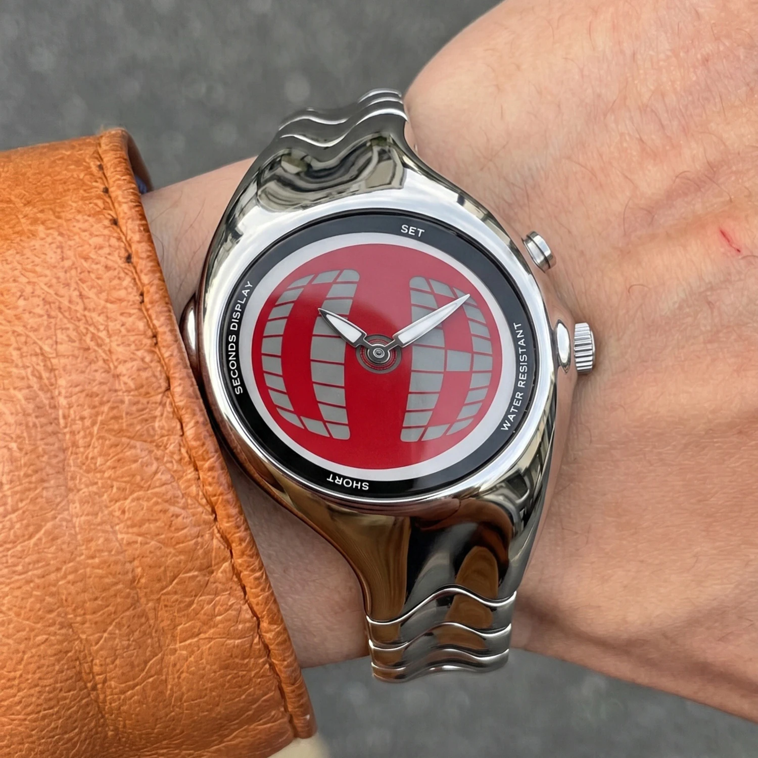 CILOA New Authentic Brand Y2K Men Quartz Watch, Retro Sport Special-Shaped Steel Band Wristwatch Reloj Hombre PT3664
