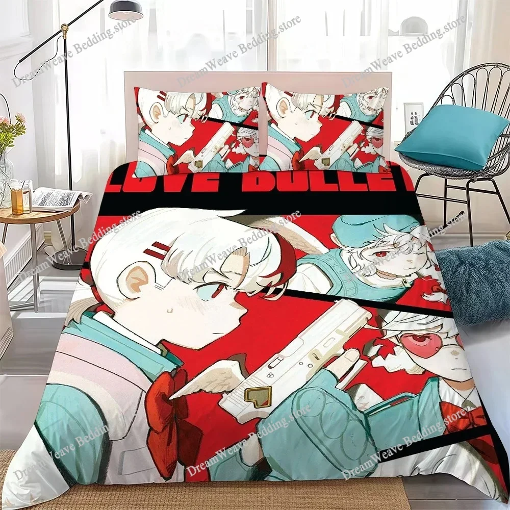 Singer band L-loves B-bullets Duvet Cover Set Home Style Bedding Soft Laundry Cotton Bed Student Dormitory Gift519