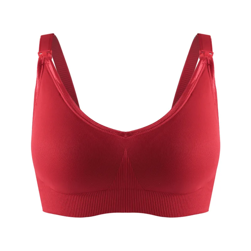 High quality Breastfeeding bra big size pregnant women underwear new color maternity nursing bra super size 46 and 110