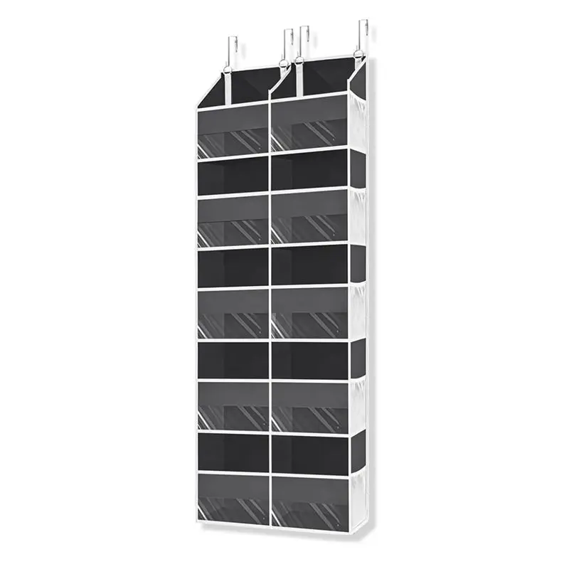 

A04G-Over Door Organizer 5 Tiers, 10 Compartments Behind Door Storage, 80 Lbs Weight Capacity