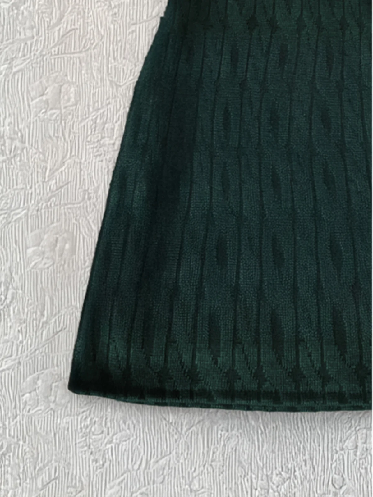 Profond een dentelle garniture tricoté sangle Dr Vintage rétro Sle femmes début automne Faion a-ligne Dr tenue décontracté