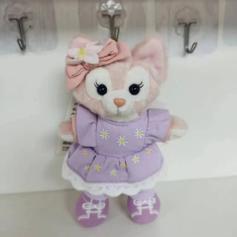 Echte cartoon pyjama Lina pluche pop Anime gevulde Belle hanger speelgoed rugzak kleine vos sleutelhanger tas decor pluche schattige pop