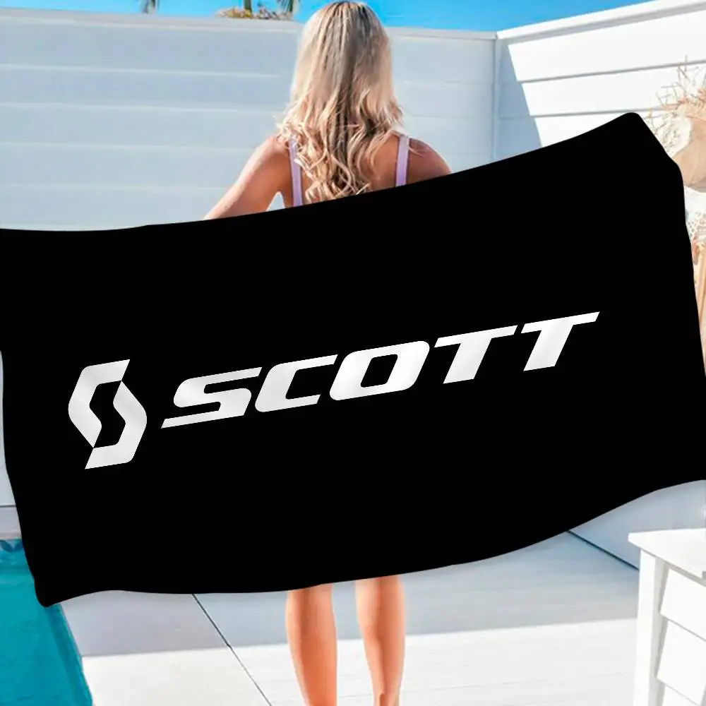 S-ScottS Bike Logo Big Microfiber Beach Towels Quick Dry Towel Sand Beach Towels Pool Towel for Travel Swim Pool Yoga