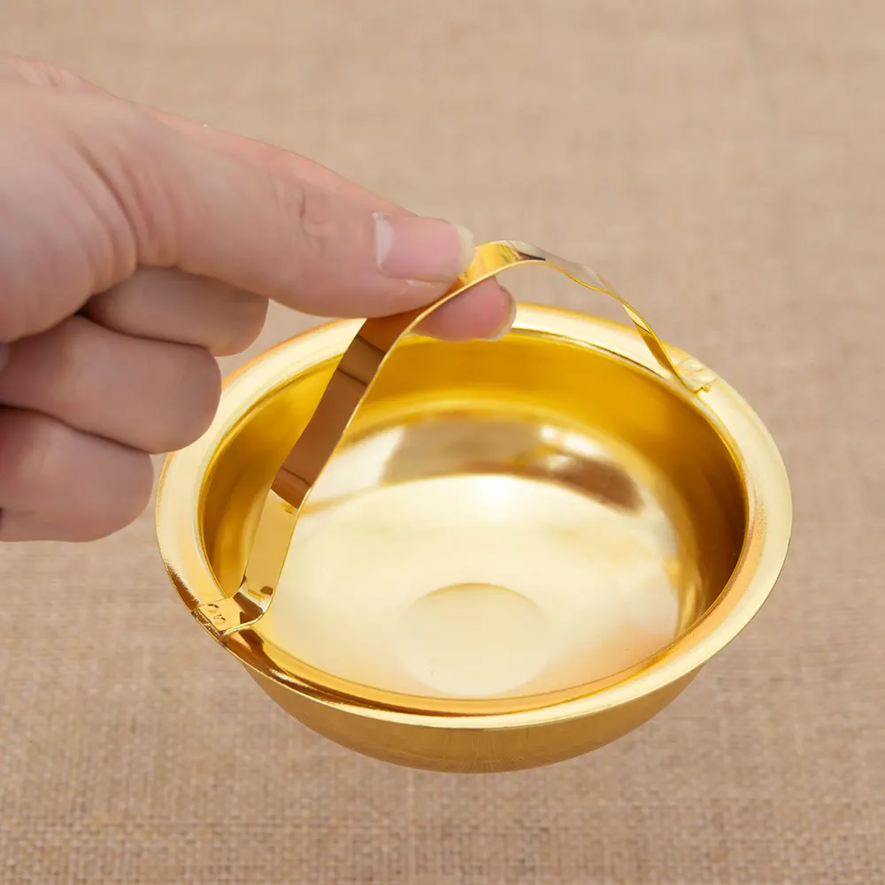 HTISOK Vergoldeter Orthodoxer Weihrauchbrenner mit Glockenkette, Ostorthodoxer Liturgischer Weihrauchbrenner für religiöse Rituale, Kirchen-Weihrauchbrenner – Detail 4