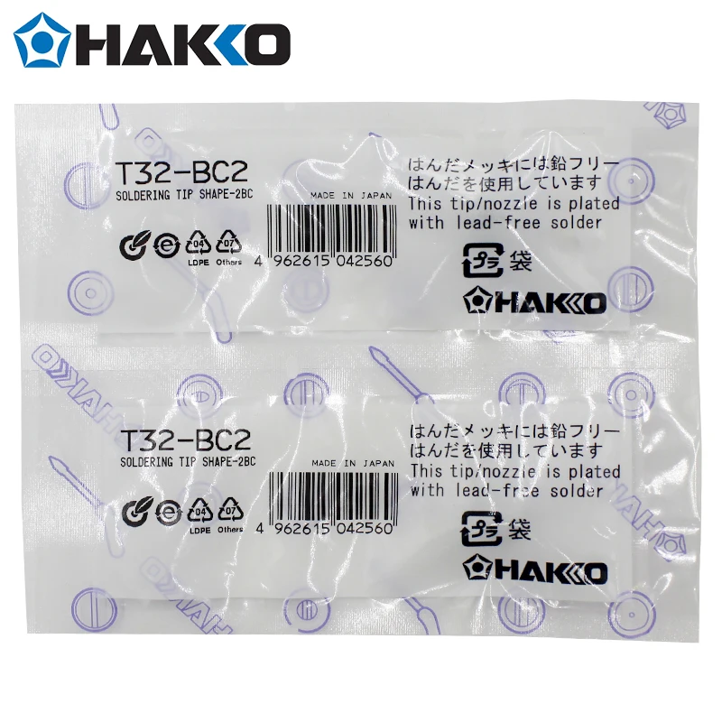 Original Hakko T32-BC2 Soldering Iron Tip Japan for FX8901 FX890 Soldering Station Iron Tool