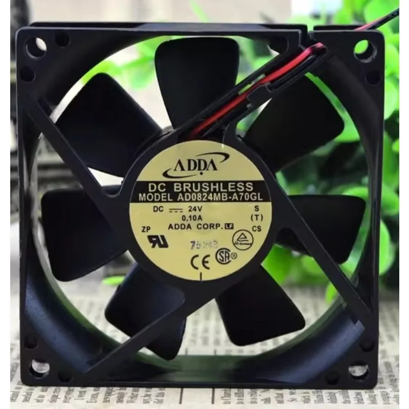 

Новый охлаждающий вентилятор для ADDA AD0824MB-A70GL 8025 24 В 0,1 А бесшумный вентилятор 80*80*25 мм