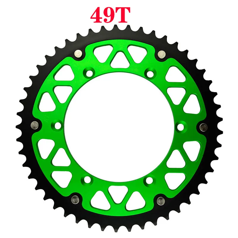 AHL Motorcycle 45T - 52T Rear Sprocket For KAWASAKI KX450F KX250F KX125 KLX250 KX250 KDX250 KLX300R KXF450 KXF250 KX KXF 250 125