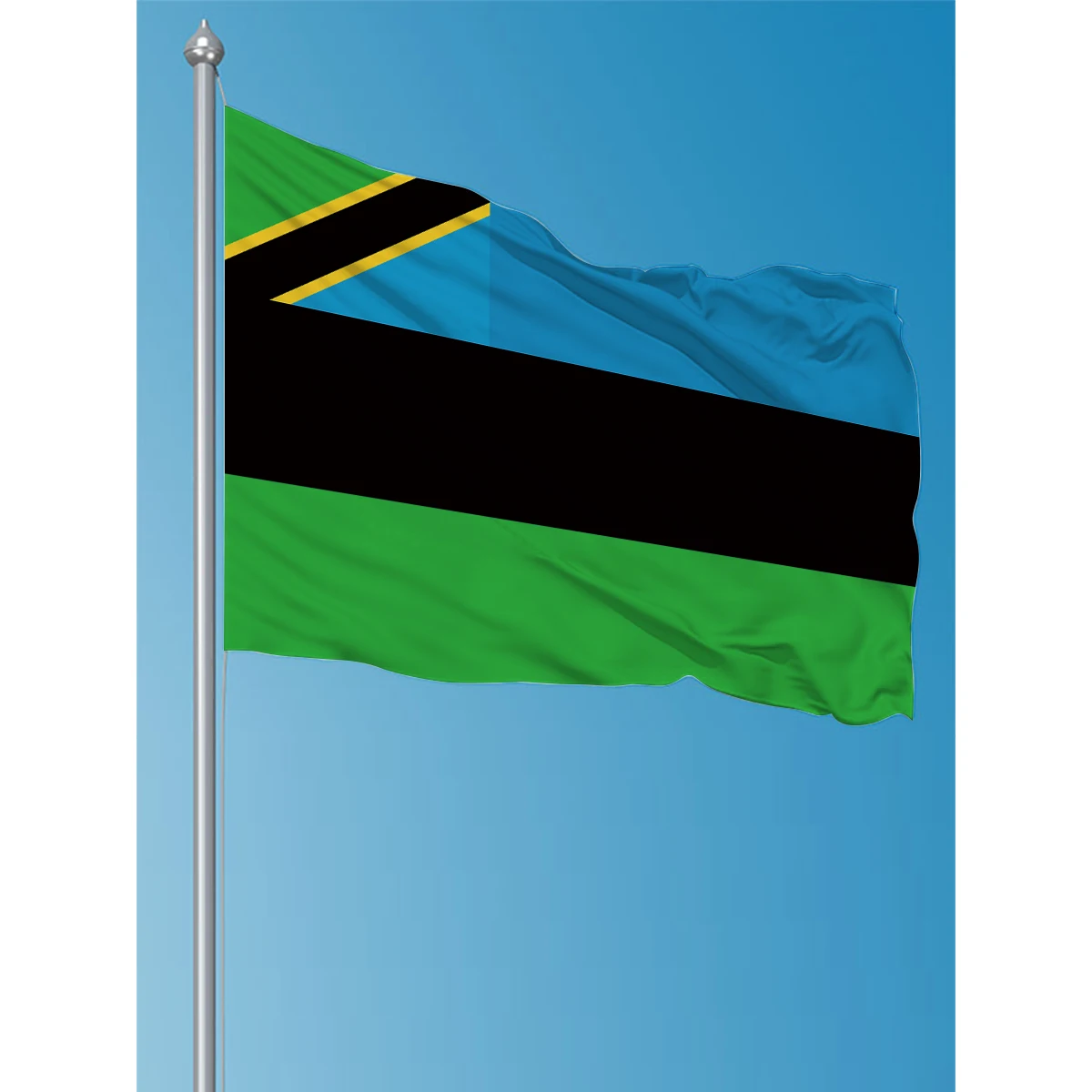 60X90CM 90X150CM Flag Of Zanzibar Polyester Zanzibar Flag Digital Banner Wall Art Home Outdoor Decoration Tapestry
