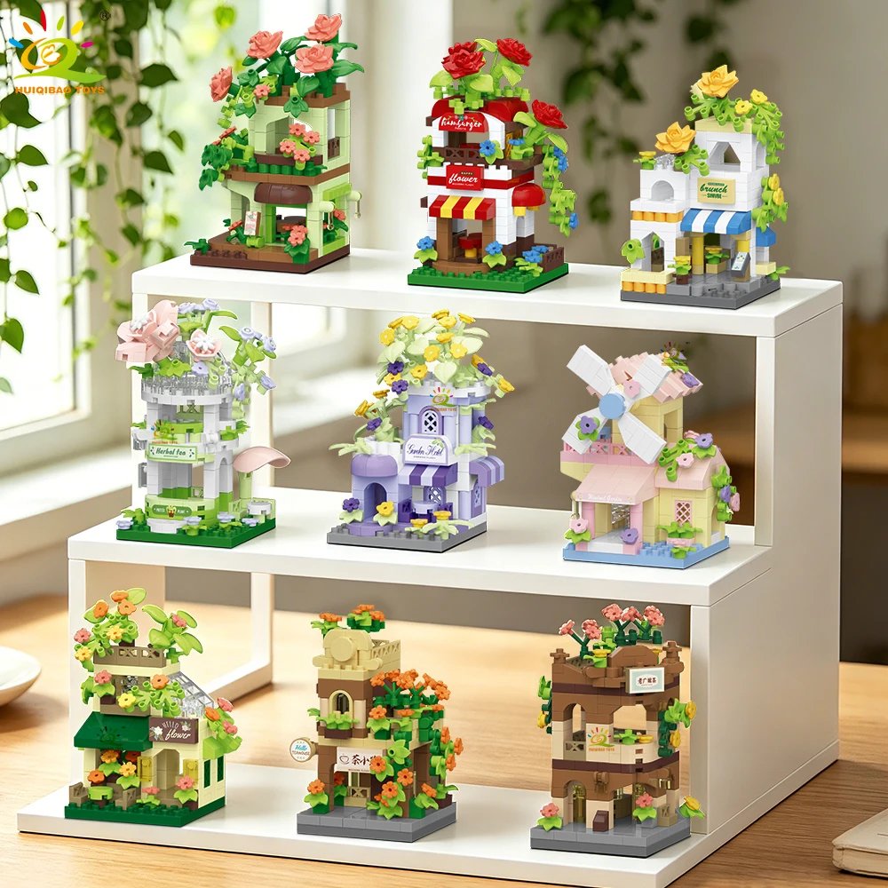 HUIQIBAO Cute MOC Flower store - Kids Toys Stores 评论和价格