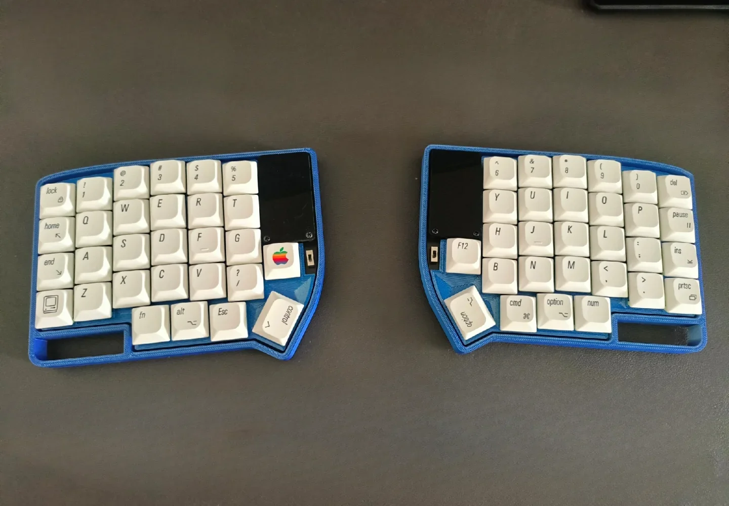 Imagem -03 - Kit de Teclado Dividido sem Fio Personalizado 2.4g Hotswap sem Fio Via Chifre Dividido Kit de Teclado Mecânico Acessórios Gamer Teclado Lily58