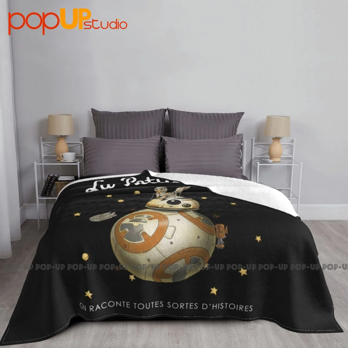 La Petite Rey Droid Bb8 Le Petit Prince Movie Blanket Thick Four Seasons Skin Friendly