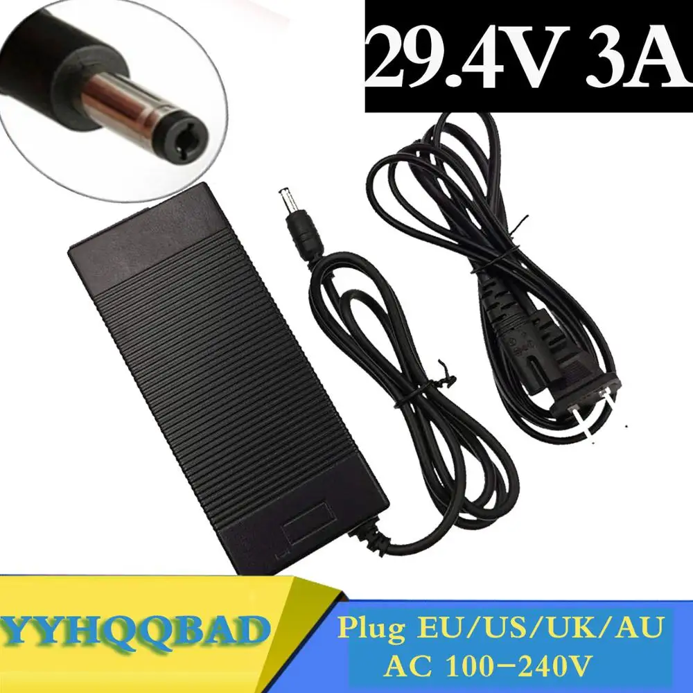 

29.4v3a lithium battery charger 7 Series 29.4V 3A charger for 24V battery pack,electric bike scooter lithium battery charger