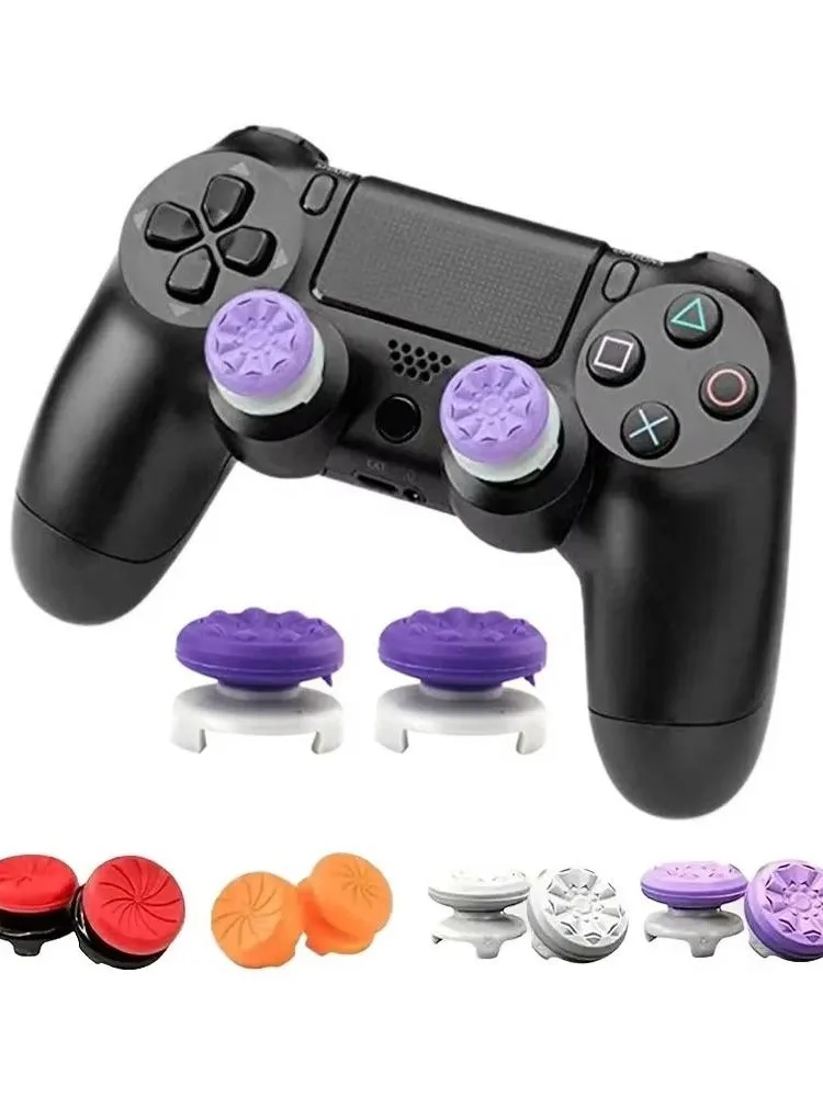 2 pièces/ensemble jeux vidéo Silicone contrôleur poignée de pouce pour PS4 PS5 Joystick Booster capuchon contrôleur de jeu rallonges capuchons accessoires