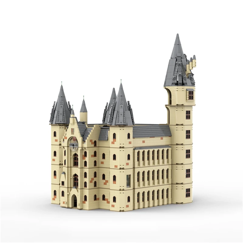 MOC-104866 słynny czworobok architektury zbudowany z czterech modułowych Model klocków budowlanych modułowych klocki magicznej wieży