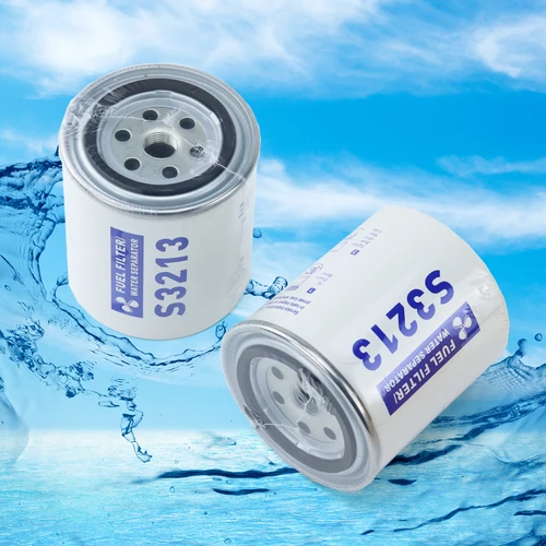 Imagen 2 del producto Elemento de filtro de separación de agua y combustible S3213, con junta tórica compatible con motores fueraborda NPT de 3/8 pulgadas, 1 ud./2 uds. 802893 Q01 Marino 35- 809097