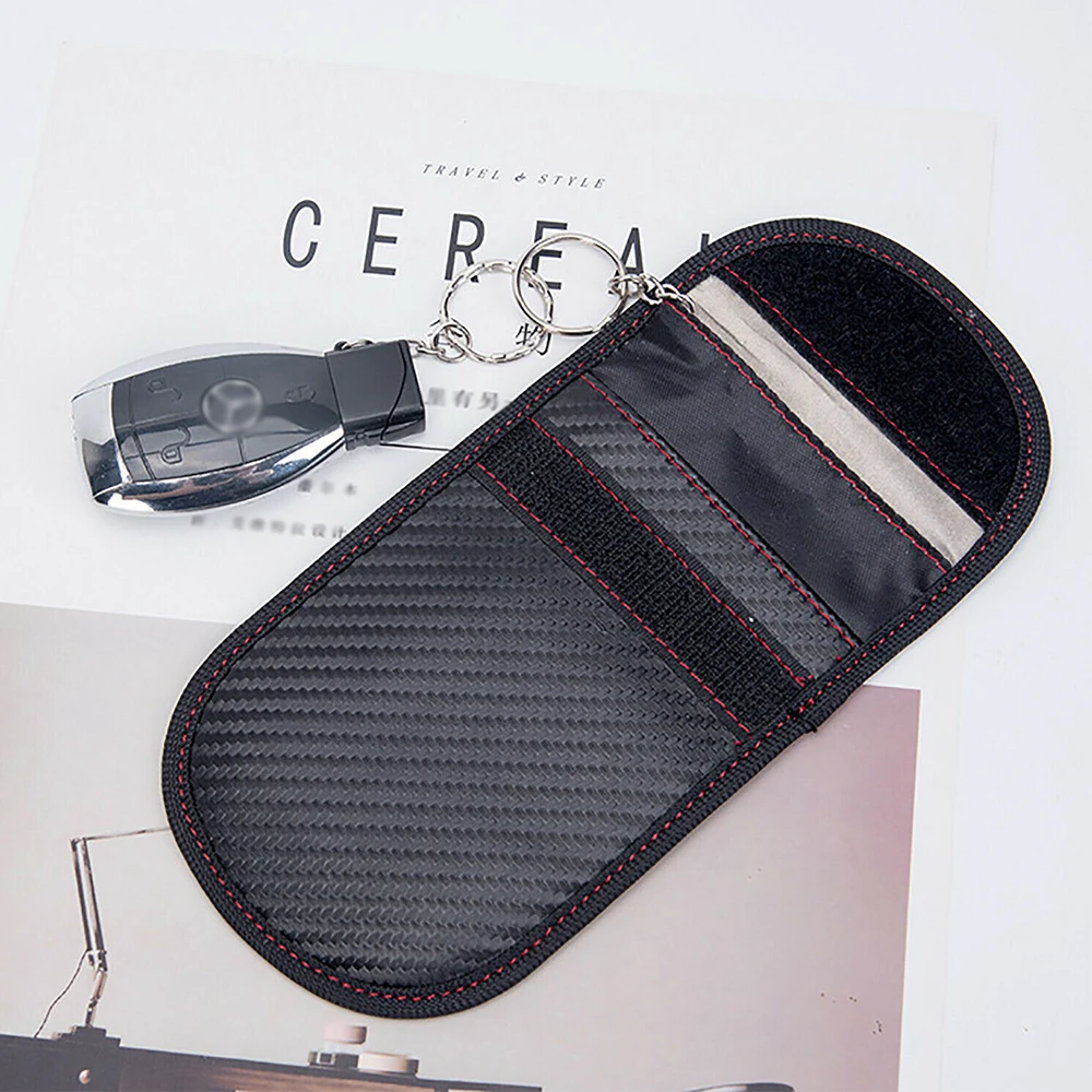 2x Car Key Signal Blocker Case Cage Pouch Keyless Blocking Bag