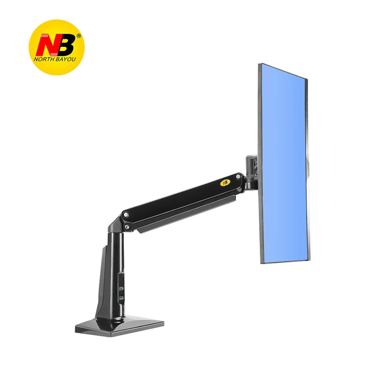 North Bayou NB F37 24-37'' TV Computer Tabletop Dual Monitor Mount