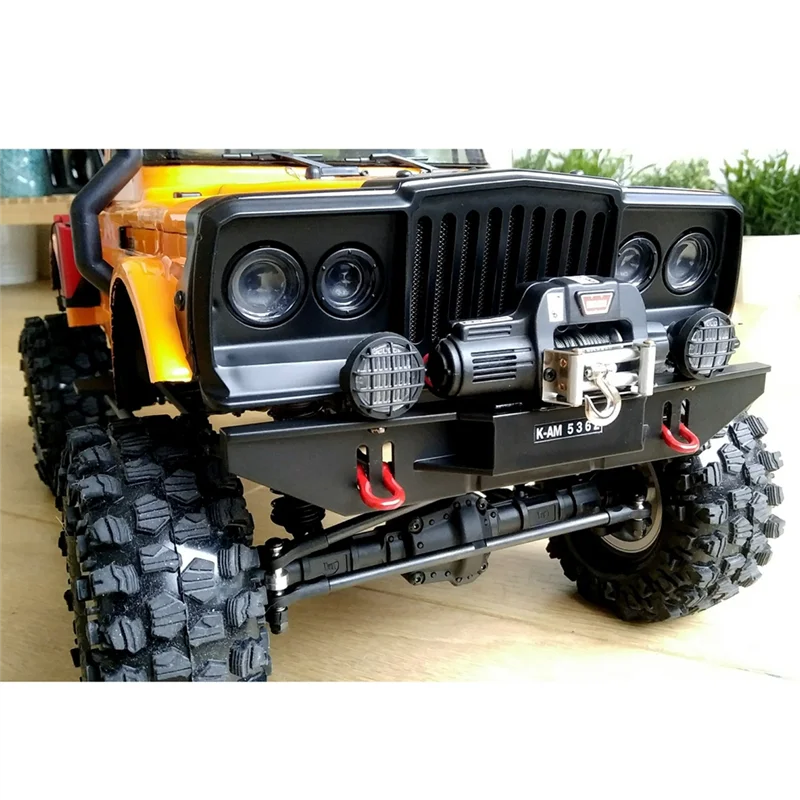 Guincho automático de metal a45f com cabo de controle 3ch para carro crawler 1/10 rc axial scx10 traxxas trx4 rc4wd d90 peças de atualização