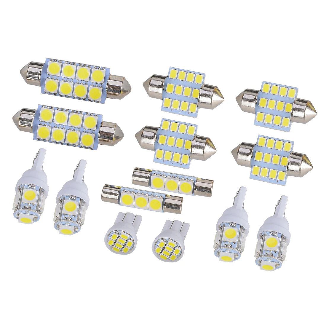 12V 14pcs White LED Interior Light Bulb Lamp Package kit fit for Chevrolet Silverado GMC Sierra 1995 1996 1997 1998