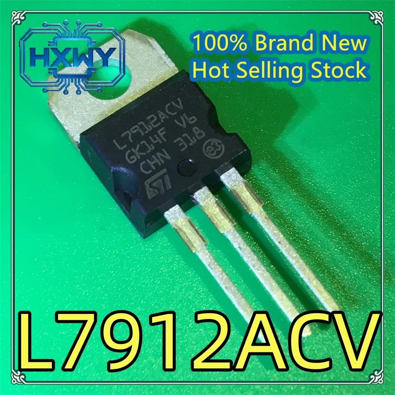 

(5/50 pieces) L7912ACV-DG L7912ACV TO220 through hole linear voltage regulator imported chip brand new original