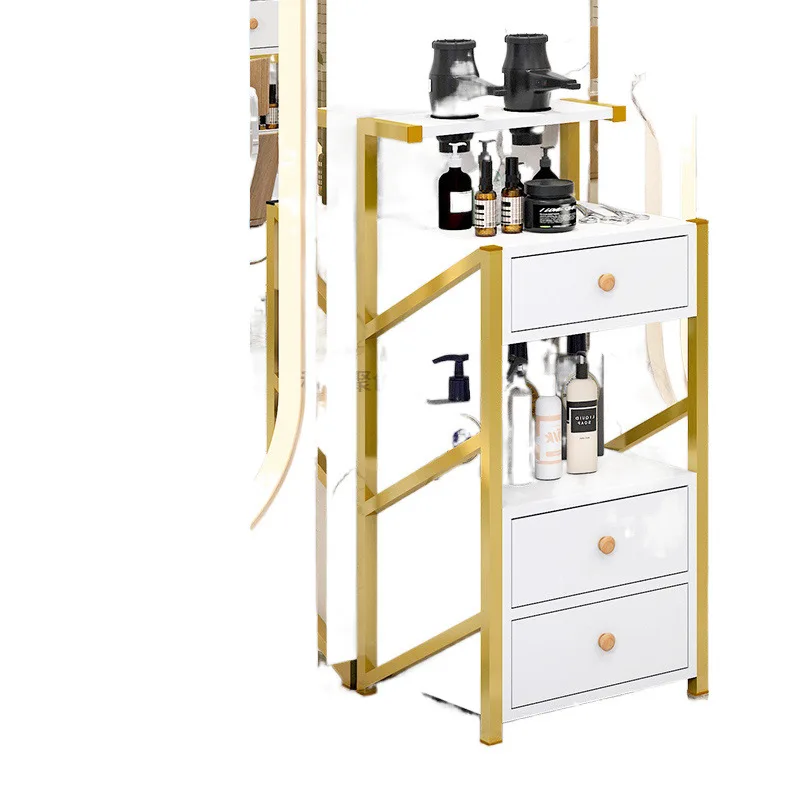 Lemari Alat Salon Rambut, Rak Multifungsi, Lemari Potong Rambut Kecil