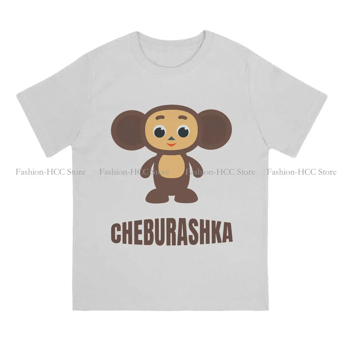 Cheburashka Che Burashka Gena Russian Cartoon TShirts Funny Russian Little Monkey Print Homme T Shirt Hipster Tops