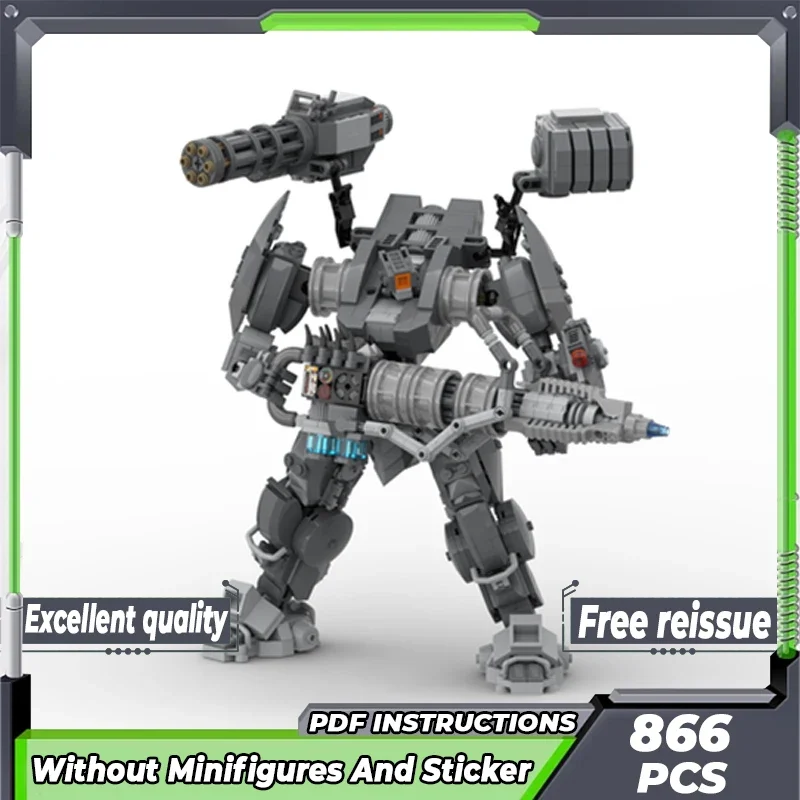 

Конструктор Военный Mecha, модель Moc, платформа тяжелого оружия, модульные блоки, подарки, рождественские игрушки, наборы для сборки своими руками