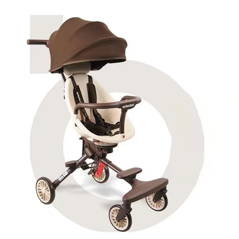 

Baby good V7 sliding baby artifact v13 portable foldable walking baby car two-way trolley can lie children's trolley