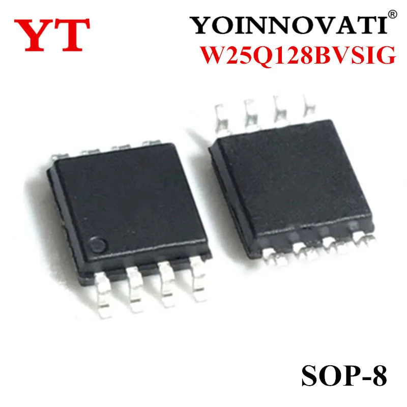 

100 шт. W25Q128BVSIG 25Q128BVSSIG 25Q128BVSIG W25Q128BVSSIG 25Q128 SOP8 IC YoinnovaTi