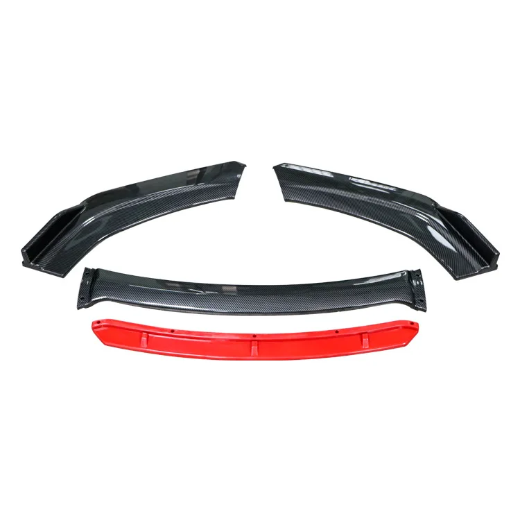 For 2013-2015 9th Honda Civic Sedan SI Front Bumper Lip Side Splitter Diffuser Body Kit Spoiler Guards Universal Car Accessories