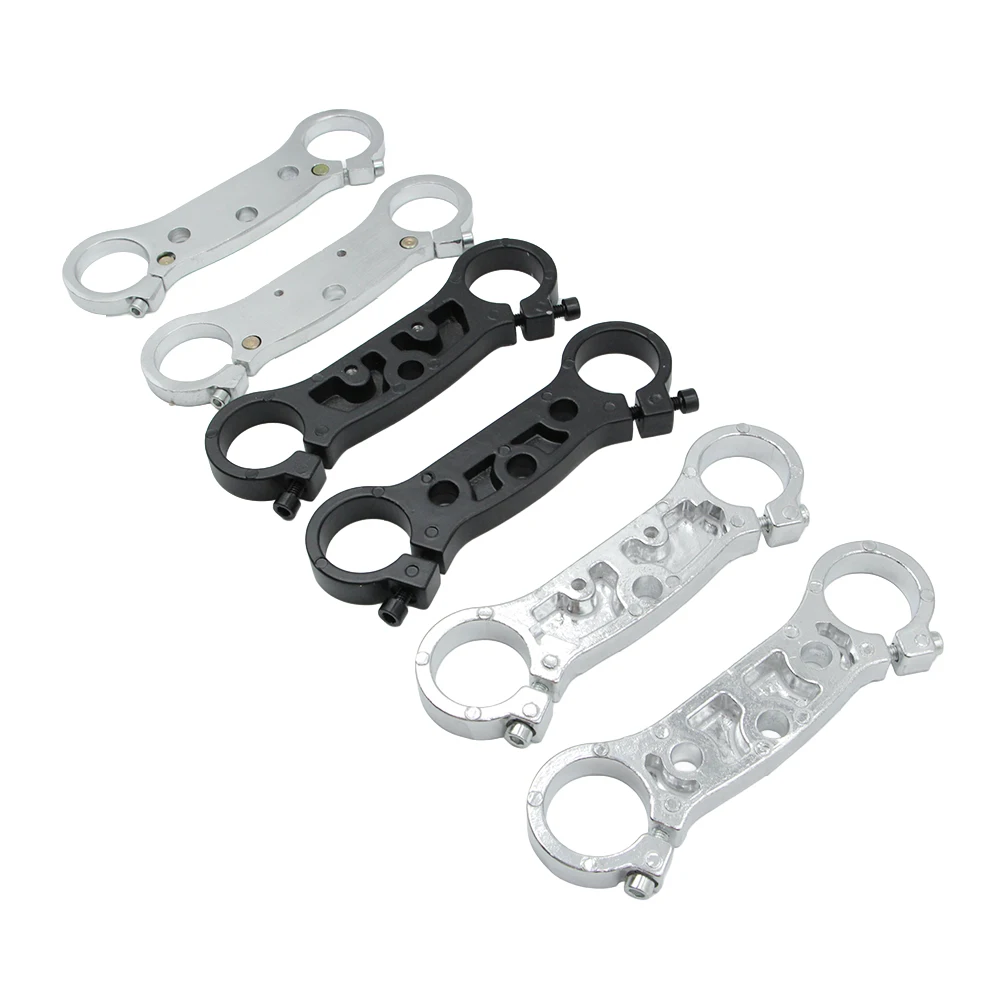 

Motorcycle 35mm Inverted Front Fork Shock Absorber Directional Device Upper and Lower Plate for 47cc49cc Mini Motocross Bike