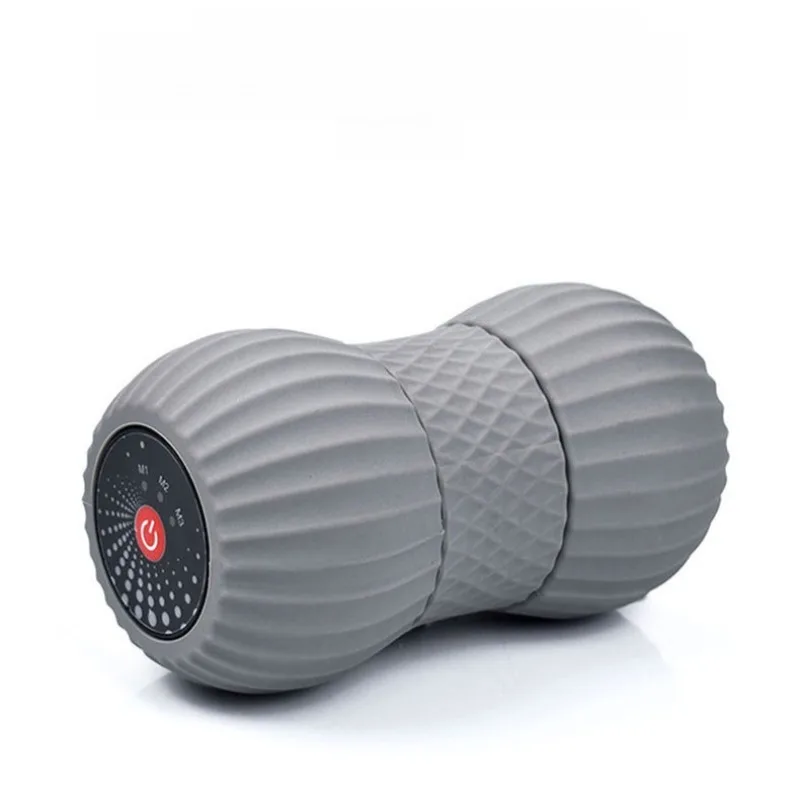 Portable Vibrating Peanut Massage Ball Yoga Fitness Tool For Neck Foot Plantar Massage Exercise Training Deep Relaxing Gentle