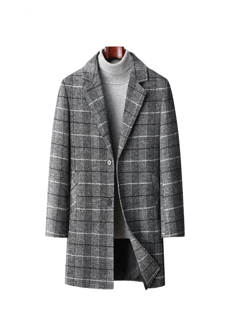 Thumbnail 3 - #8 Trending Mens Wool Blend Overcoats Right Now