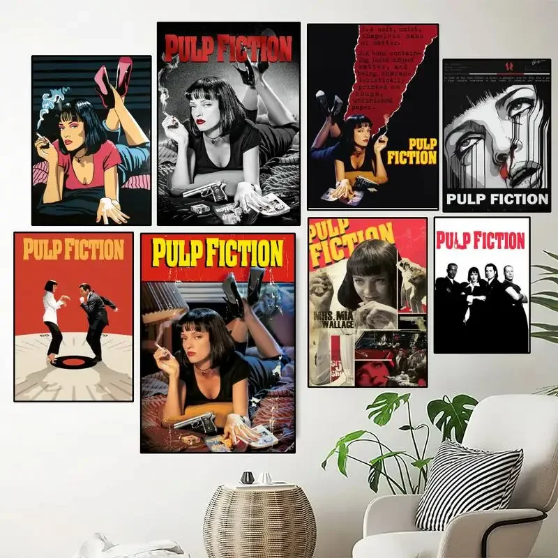 American Film P-Pulp Cool F-Fiction POSTER Poster Prints Wall Painting Bedroom Living Room Decoration Home