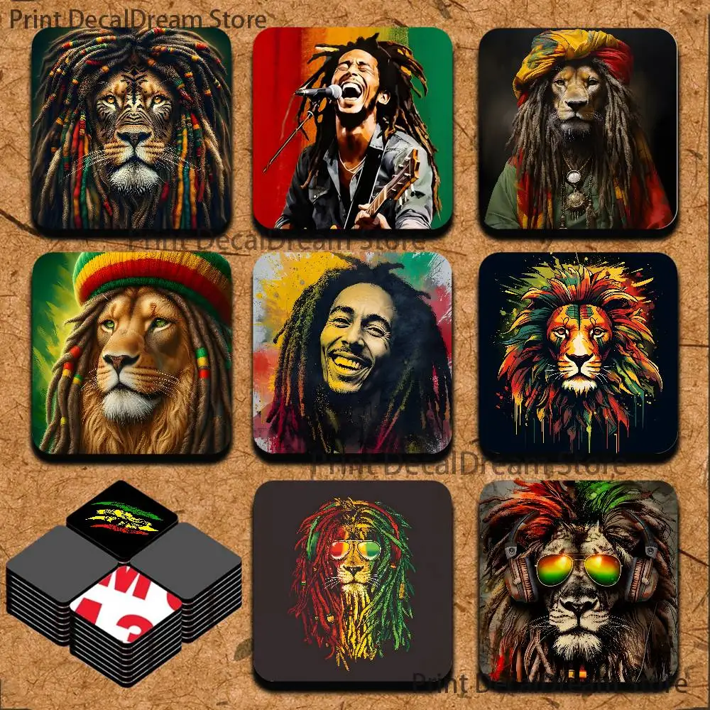 

R-Rastafari Lion Logo Refrigerator Magnets Cute Cartoon Magnetic Personality Decorations Creative Gifts