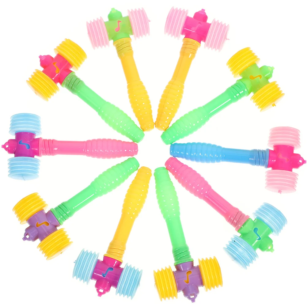 24-teiliges Kinder-Hammer-Set mit Quietschfunktion, kleiner Schlaghammer, Spielzeug für Kinder, Outdoor-Partys, Pool, Baby, Kunststoff, Geräuschspiel
