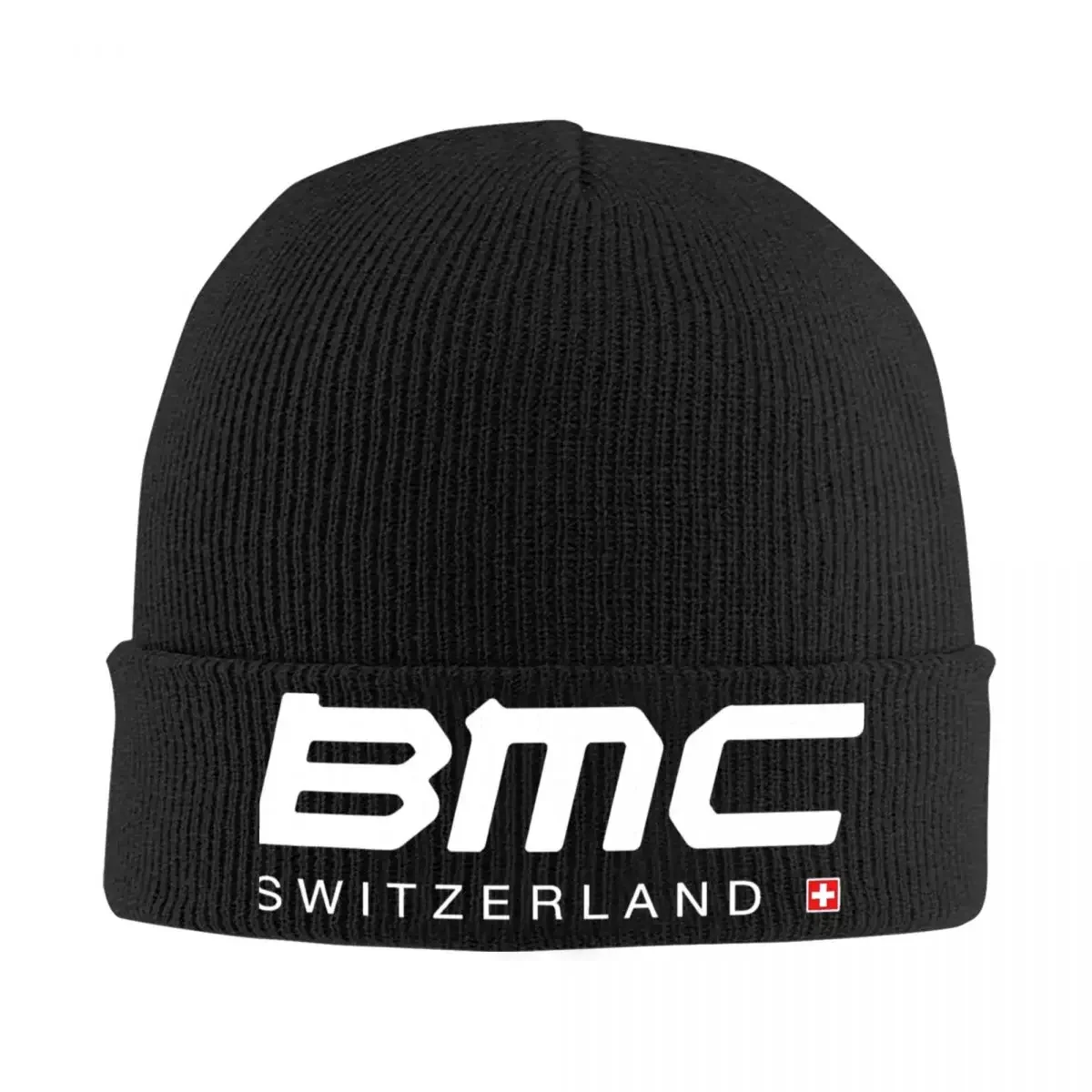 BMC Switzerland Bikes Bicycle Logo Hat Autumn Winter Skullies Beanies New Cap Unisex Acrylic Skullcap