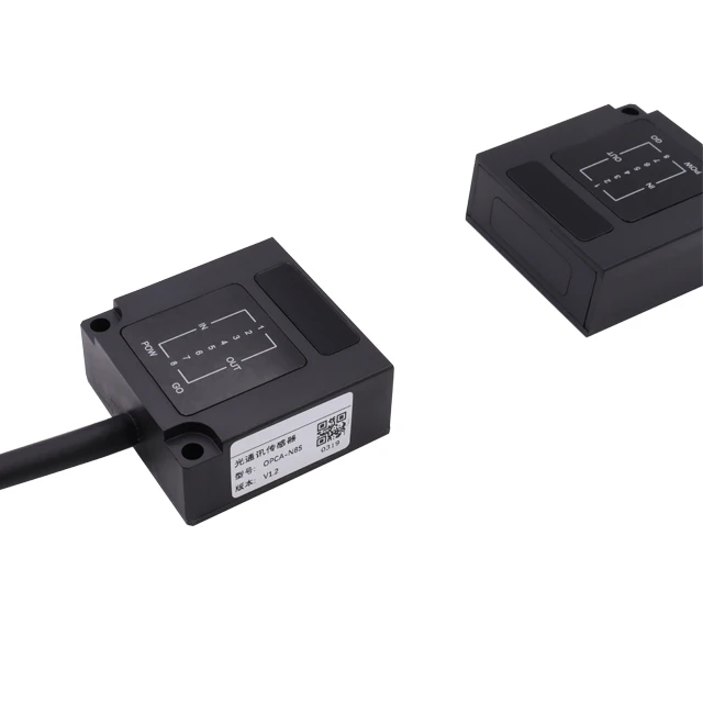 Hinson OPCA-P8F Industrial-grade 4 Meters Detection Range IP54 Protection Fiber Optic Communication Sensor 9600bps Speed Optical