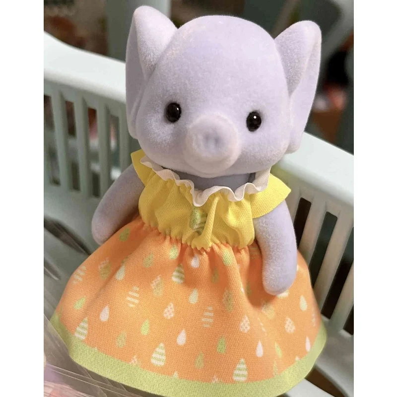 Anime Original Sylvanian Astral Cat Elephant Goat Family Kawaii Figure Collectible Doll Birthday Gift Kids Christmas Gift Toy