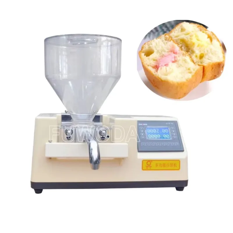 Table Top Electric Portable 220V Cream Stuffing Machine For Cake And Puffs Making With Long Service Life