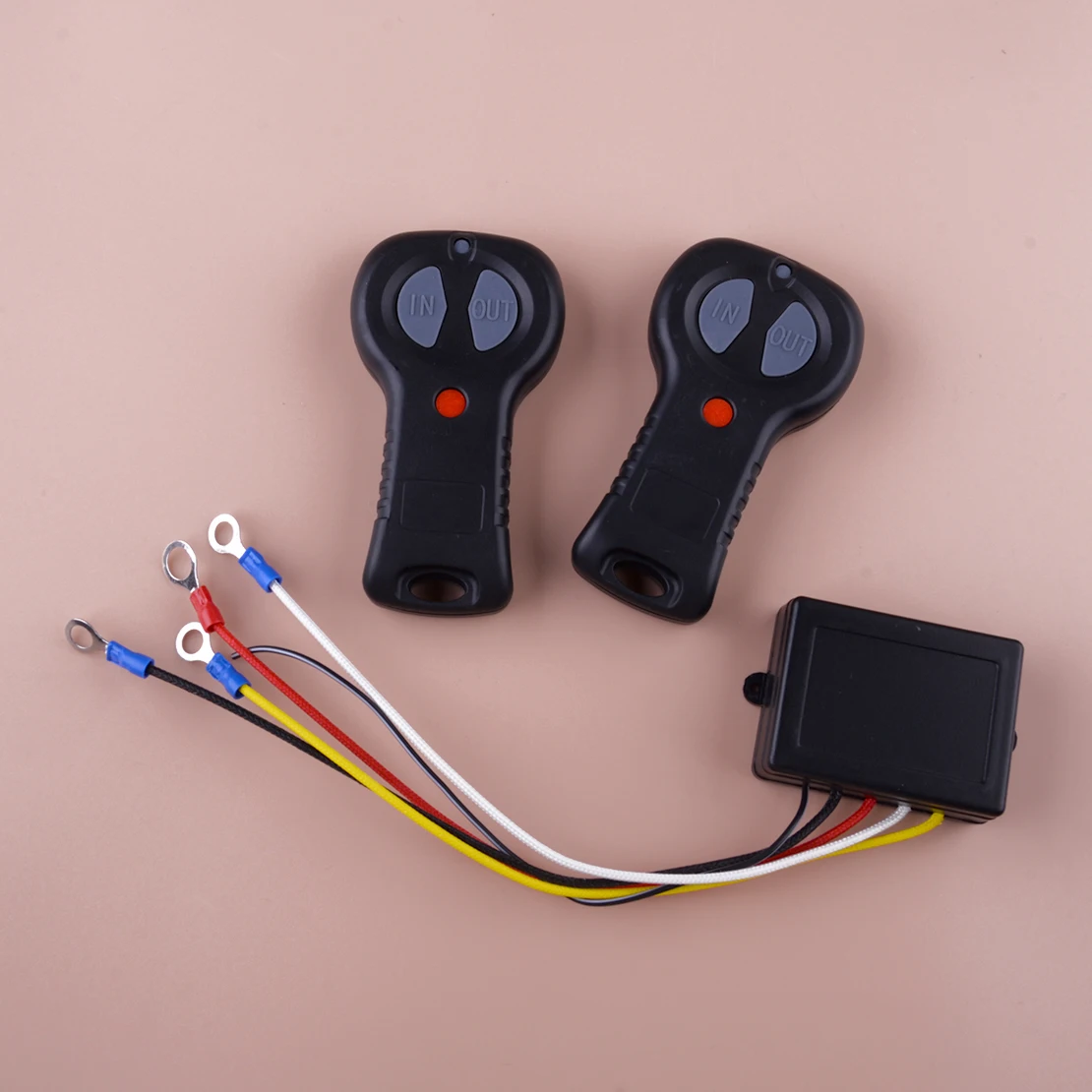 

Universal 12V Car Motorcycle ATV UTV Electric Wireless Handset Winch Remote Control Switch Controller & Receiver Kit