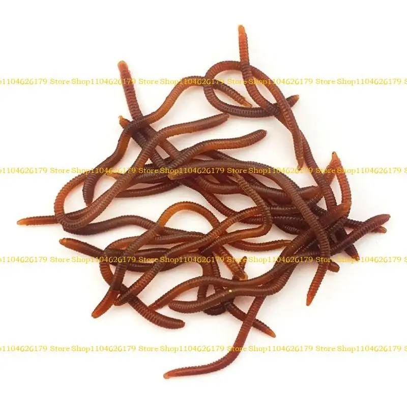 

A1A2 Fishing Lures Baits Soft Baits Artificial Earthworm Baits Fishing Accessories