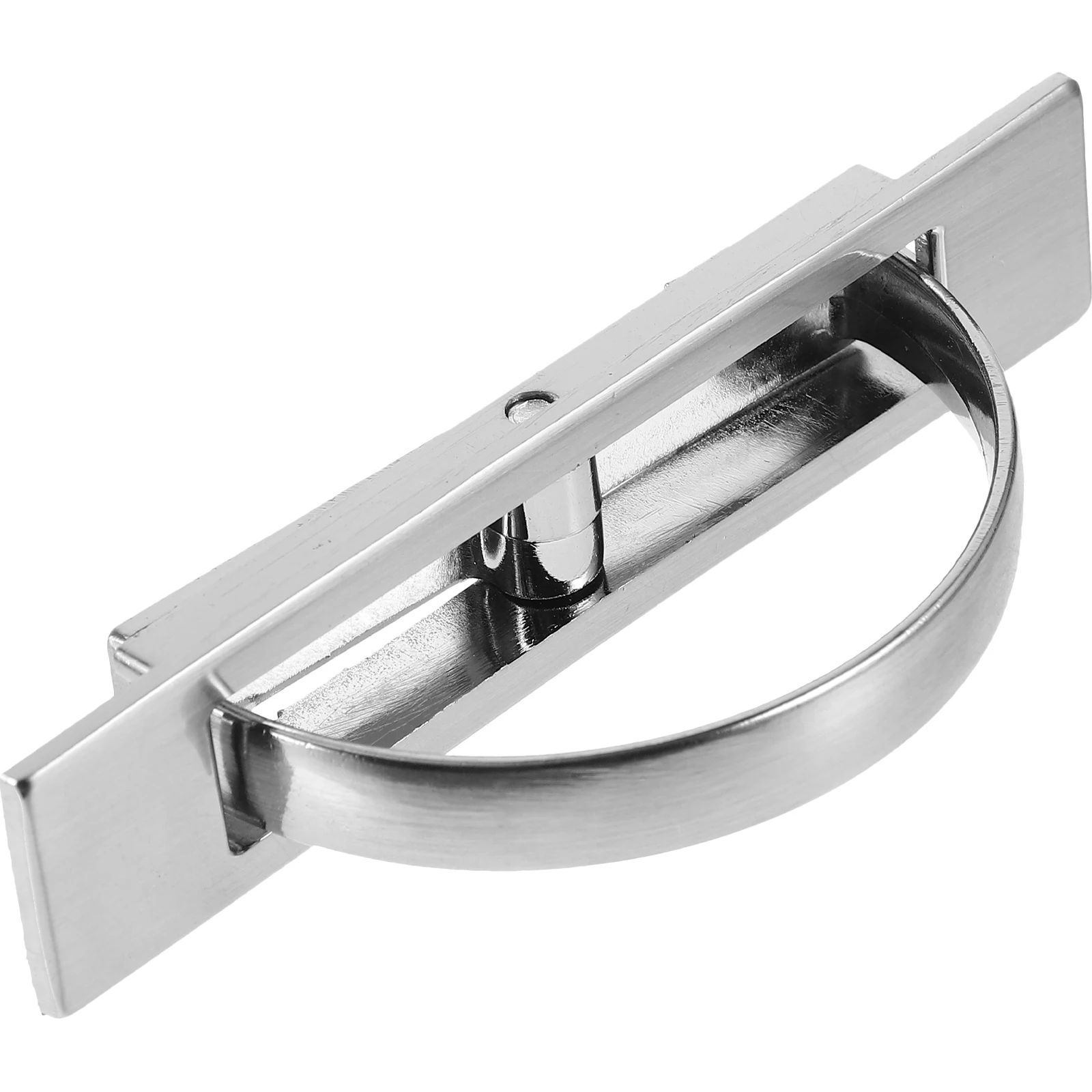 

Rotating Hidden Handle Zinc Alloy Recessed Pull Cabinet Door Drawer Furniture Part Sliding Folding Barn Door Hardware Knob