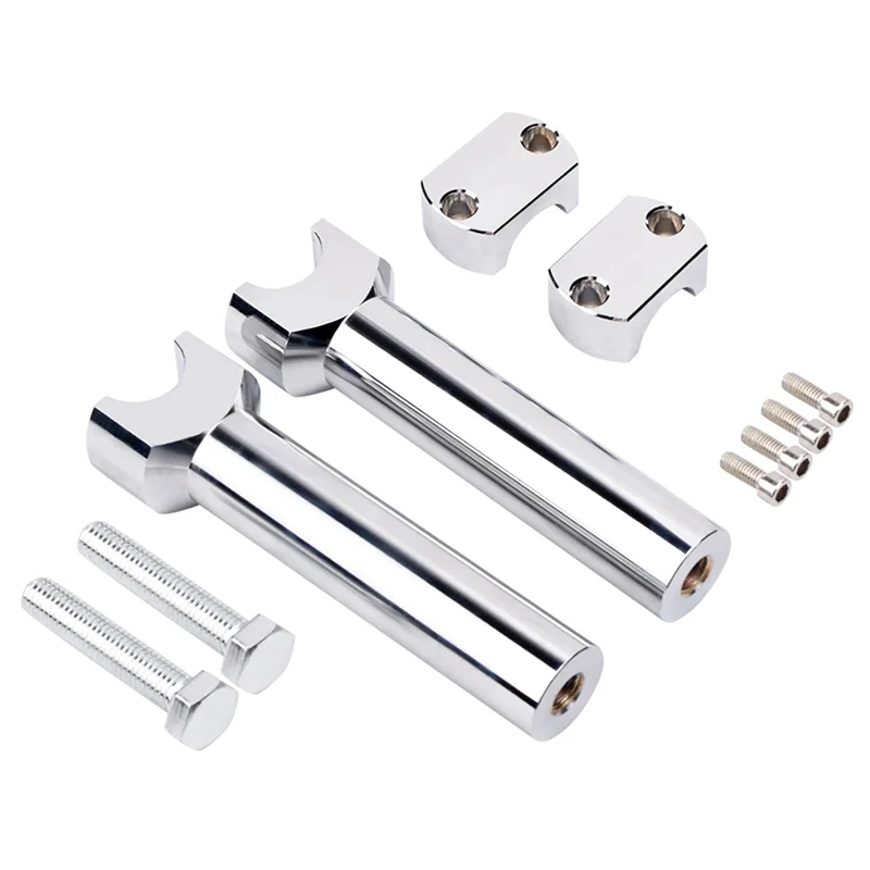 

NEW-Universal 1Inch 25MM Motorcycle Handlebar Bar Risers Bars Mount Clamp Adaptor For Suzuki Honda