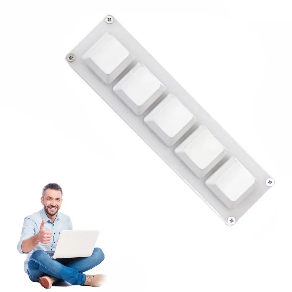 لوحة مفاتيح صغيرة مخصصة OSU USB سلكية بيضاء قابلة للبرمجة لوحة مفاتيح ميكانيكية ماكرو للألعاب تعمل لتقوم بها بنفسك Macropad S3G4